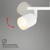 BRILONER Deckenleuchte, Schwenkbar, GU10 Fassung, weiß, Produktbild-Vorschau 3