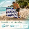 Lantigo Plážová zástena Kotva v Kruhu 12m | Vetrolam Náhľad obrázku produktu 8