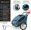 KESSER® Kinderanhänger Fahrradanhänger 360° Drehbar mit Produktbild-Vorschau 3
