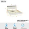 Flieks Polsterbett 140x200cm mit USB und LED, Doppelbett Produktbild-Vorschau 7