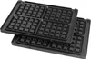 A close-up, angled view of two black waffle plates stacked on top of each other, against a white background. Produktbild-Vorschau
