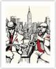 Poster - Poster ohne Rahmen - Jazz Musik Musiker - 40x50 cm Produktbild-Vorschau 1