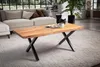 FineBuy Table basse en acacia massif 120 cm - Table de Voir les images du produit 2