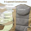 COSTWAY, skladacia turistická stolička XXL, nosnosť 200 kg, Náhľad obrázku produktu 4