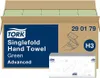 Handtuch grün 2lagig Tissue Zickzack-Falzung L.230xB.250 Produktbild-Vorschau 1