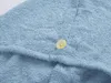 Rýchloschnúci froté turban na vlasy svetlo modrý, 100% Náhľad obrázku produktu 3