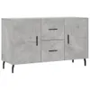 vidaXL Sideboard Betongrau 100x36x60 cm Holzwerkstoff - Produktbild-Vorschau 3