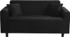 Čierna rozťahovacia stolička Pohovka Slipcover pre 2 Náhľad obrázku produktu 1