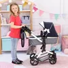 Kombi-Puppenwagen Vario blau/weiss mit Herzen Produktbild-Vorschau 5