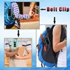 Collage showing different ways to use a walkie-talkie, including attached to a backpack and worn by a person. Anteprima dell’immagine prodotto