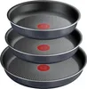 A stack of three frying pans. Produktbild-Vorschau