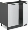 Spülenunterschrank Vicco Fame-Line Weiß Landhaus 80 cm ohne Produktbild-Vorschau 5