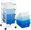 Carrello con 4 cassetti impilabili, carrello da bagno Anteprima dell’immagine prodotto 1