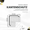 Kantenschutz Edelstahl Winkel 3-Fach gekantet Aussen V2A Produktbild-Vorschau 4