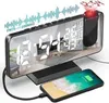 Projectiewekker radiowekker met USB-aansluiting, digitale Productafbeelding-voorbeeld 1