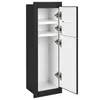 WC Unterputzschrank Schwarz Matt Push Open für Papier und Produktbild-Vorschau 3