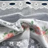 heimtexland ® Shabby Chic Scheibengardine Jacquard weiß mit Produktbild-Vorschau 3
