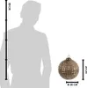 Clayre & Eef Weihnachtskugel XL Ø 20 cm Kupferfarbig Braun Produktbild-Vorschau 2
