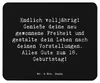 Mr. & Mrs. Panda Mauspad Spruch 18. Geburtstag Freiheit - Produktbild-Vorschau 1