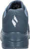 The back view of a blue Skechers women's sneaker. Voir les images du produit