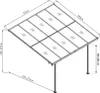 Aluminiowa osłona tarasowa Westmann Bruce 313 Black Podgląd zdjęcia produktu 6