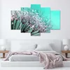 5-teiliges leinwandbild türkisfarbene hüpfburgen 150x100 cm Produktbild-Vorschau 2