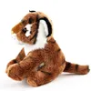 A plush toy tiger is shown sitting against a white background. Produktbild-Vorschau