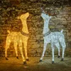LED světelný jelen, 150 cm, 161 teple bílých diod Náhled obrázku produktu 3