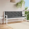 vidaXL Cuscino per panca da giardino antracite Anteprima dell’immagine prodotto 2