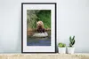 MuchoWow® MuchoWow® Gerahmtes Poster Bär - Stein - Tier Produktbild-Vorschau 4