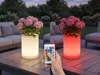 2er Set LED Blumentopf Deko Solarleuchten mit RGBW & Produktbild-Vorschau 3