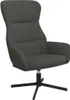 vidaXL Relax křeslo Dark Grey Velvet Náhled obrázku produktu 1