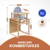 Kombihochstuhl | Leicht Umbaubar kinder Stuhl Tisch | Produktbild-Vorschau 7