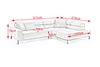 KAWOLA Sofa OHIO Ecksofa Feincord olivgrün mit motorischem Produktbild-Vorschau 9