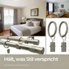 LOFT 240 cm Doppelte Gardinenstange 19 mm aus Metall mit Produktbild-Vorschau 7