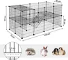 Ohrada pro malá zvířata ANIMAL 143x73x71 cm, černá Náhled obrázku produktu 6