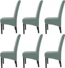 6 coprisedie elasticizzati in Spandex per sala da pranzo, Anteprima dell’immagine prodotto 1