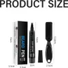 4 gabel Bart Füller Bleistift Bart Stift Wasserdicht Produktbild-Vorschau 4