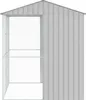 vidaXL Cage à oiseaux Gris 215 x 210 x 247 cm Acier Voir les images du produit 4