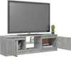 vidaXL TV-Schrank mit LED-Leuchten Betongrau 120x30x35,5 cm Produktbild-Vorschau 7