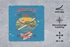MuchoWow® Mauspad Mousepad Mancave - Flugzeug - Blau - Produktbild-Vorschau 2