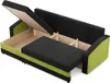 A sectional sofa with storage compartments open, showing the interior. Produktbild-Vorschau