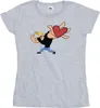 Johnny Bravo - T-Shirt für Damen BI24868 (M) (Grau) Produktbild-Vorschau 1