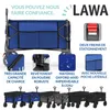 bollerwagen pliable 100kg frein poche latérale hayon Voir les images du produit 7