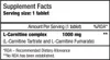 L-Carnitine (60 tabs) Voir les images du produit 4