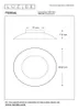 Lucide FOSKAL LED Deckenleuchte 12W Silber 79177/12/14 Produktbild-Vorschau 4