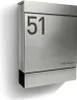 RADIUS Design Briefkasten Letterman M Postkasten Edelstahl Produktbild-Vorschau 2