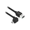 DELOCK USB Kabel A -> micro B St/St 1.00m 90°gew. sw Produktbild-Vorschau 3