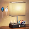Tischlampe für Schlafzimmer, Nachttischlampe mit 2 Produktbild-Vorschau 7