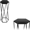 HowHomely Blumenhocker Metall Schwarz 70 cm - Produktbild-Vorschau 4